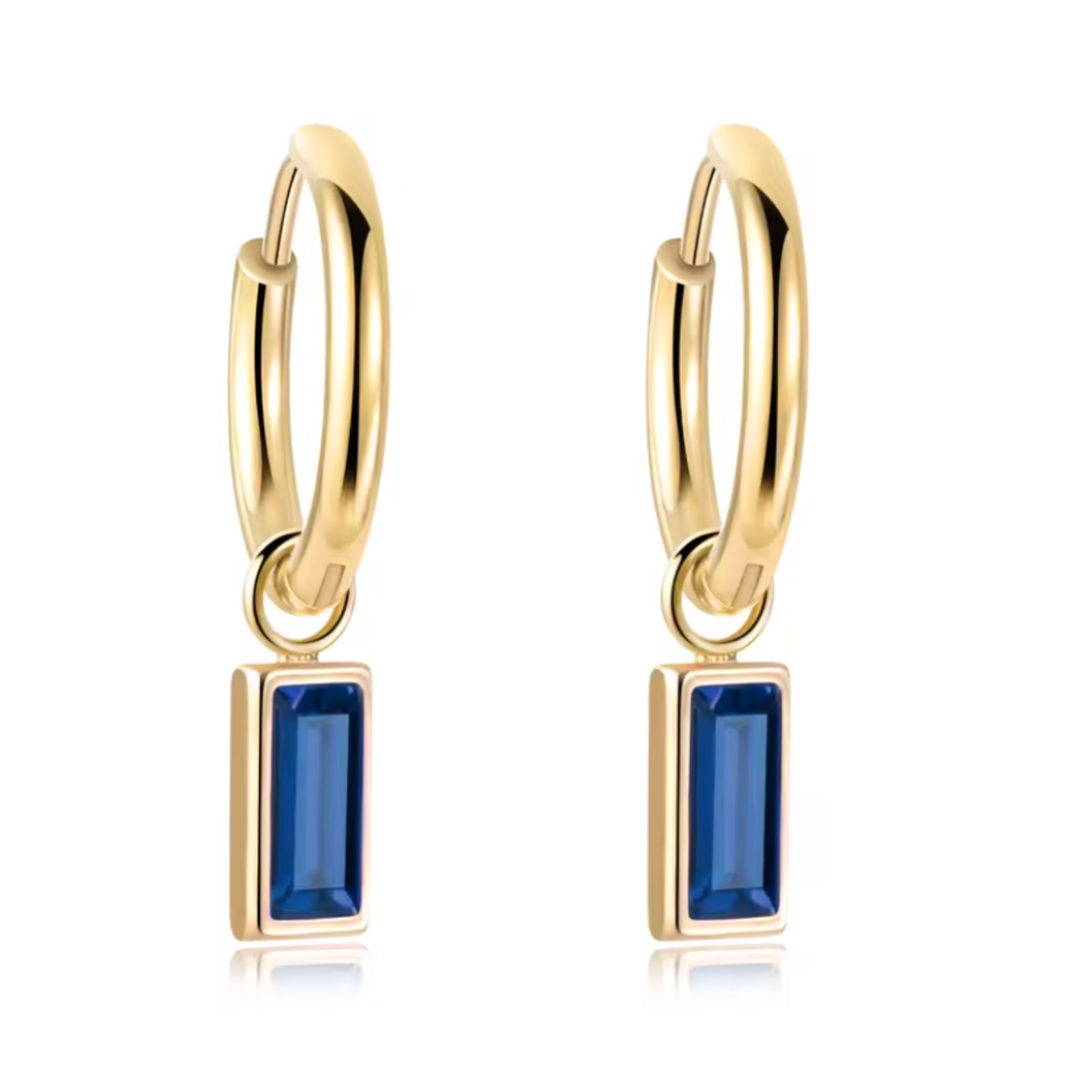 The Bejeweled Dainty Hoops